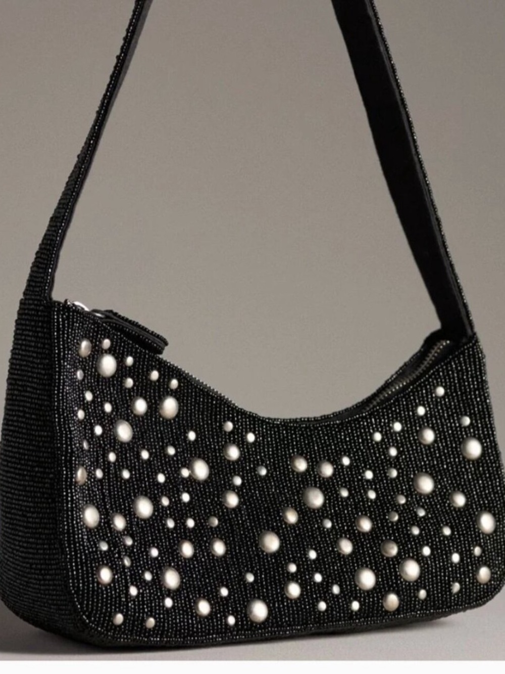 by Anthropologie Asymmetric Beaded Shoulder Bag - Picture 4 of 7